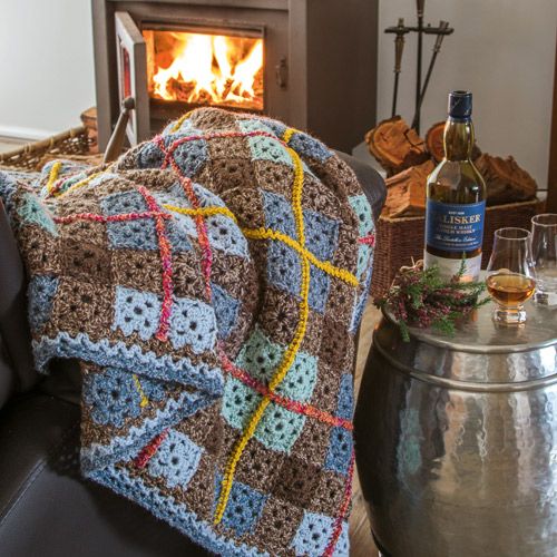Winter Patterns - 'Clan Mccrochet' Crochet Rug