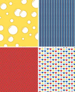 Primary Colour Fabrics 17-20