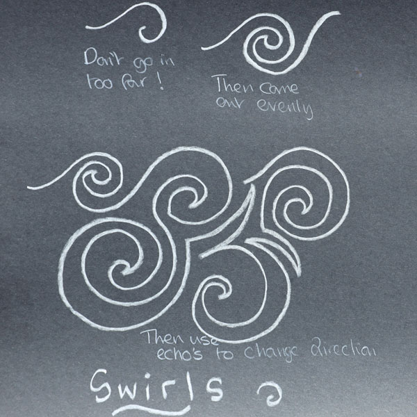 Image 11 Swirls Line Drawing