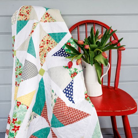 styled shot of city weekend quilt