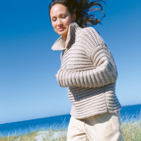 Chunky Unisex Fisherman's Rib Sweater