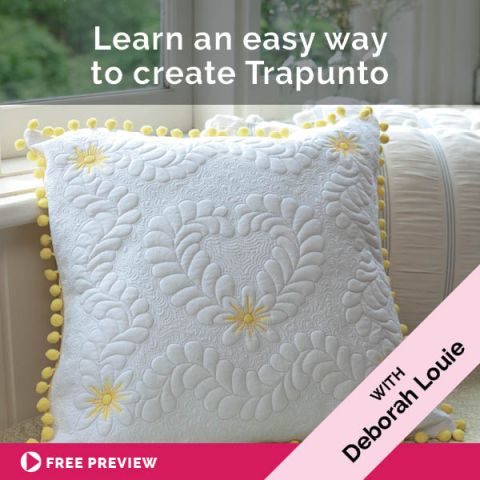 Learn an easy way to create Trapunto