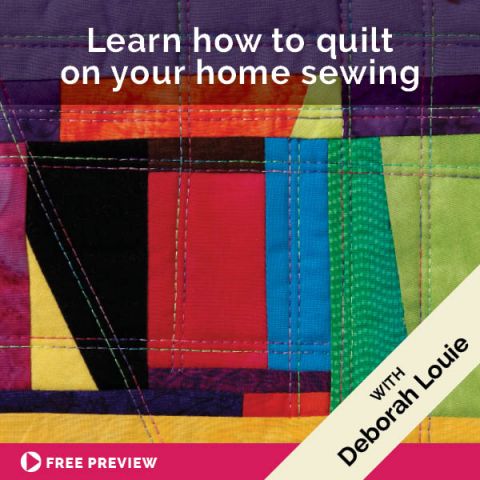 Learn how to quilt on your home sewing machine!