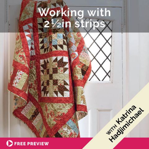 Working with 2 ½in strips
